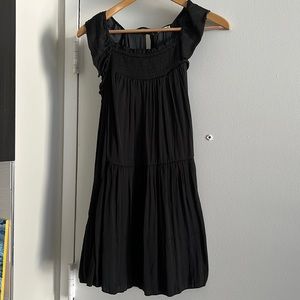 Black summer dress from Free People